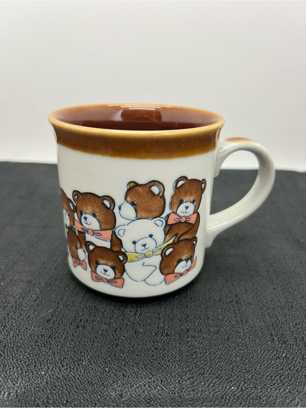 Vintage Otagiri Teddy Bear Mug: 12 oz Porcelain Coffee/Tea Cup